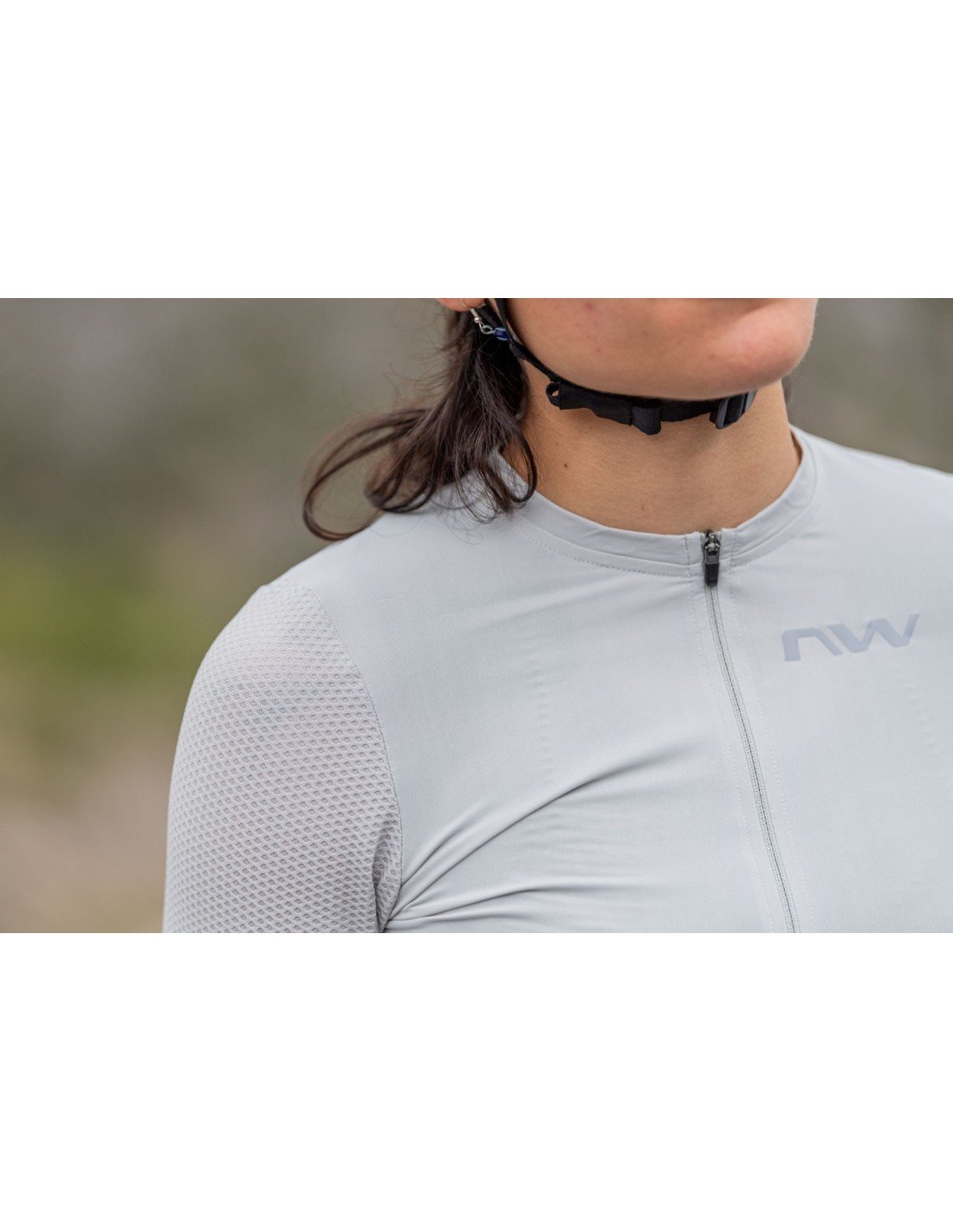 Велосипедная майка NorthWave EXTREME WOMAN JERSEY Light Grey