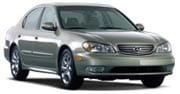 4-дверный седан с 2002 по 2005 на гладкую крышу
