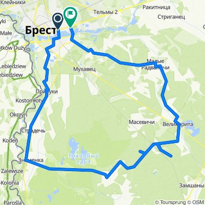 Брест - Товарный пруд - Брест