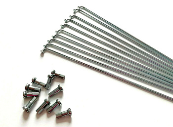 Спица с ниппелем (нержавеющая сталь)