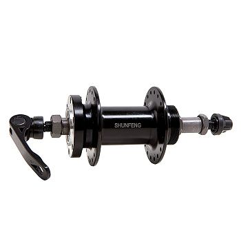 Втулка заднего колеса SHUNFENG-A210R: 3/8-14GX36H-135-145 (эксцентрик, 7 скоростей, трещетка, 6 болтов)