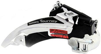 Передний переключатель Shimano Tourney FD-TX 50, нижний хомут, 66-69°