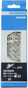 Цепь Shimano XT HG 95, 10 скоростей