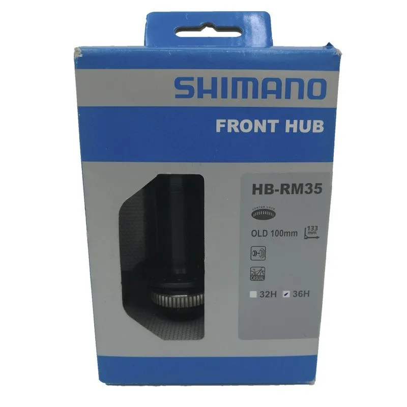 Втулка передняя SHIMANO RM35 - QR, Center Lock